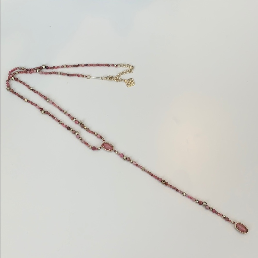 Kendra Scott Y beaded necklace